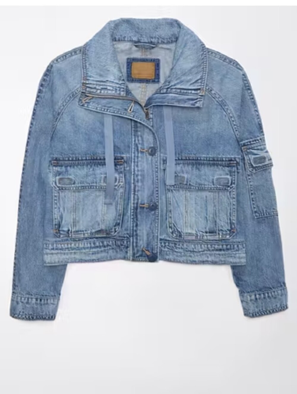 American Eagle Outfitters Light Blue Denim Jacket